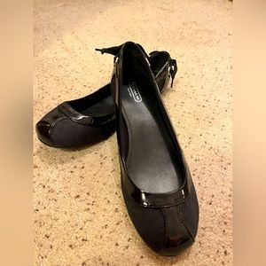 Coach Black “C pattern” Flats Women’s Size 8 US